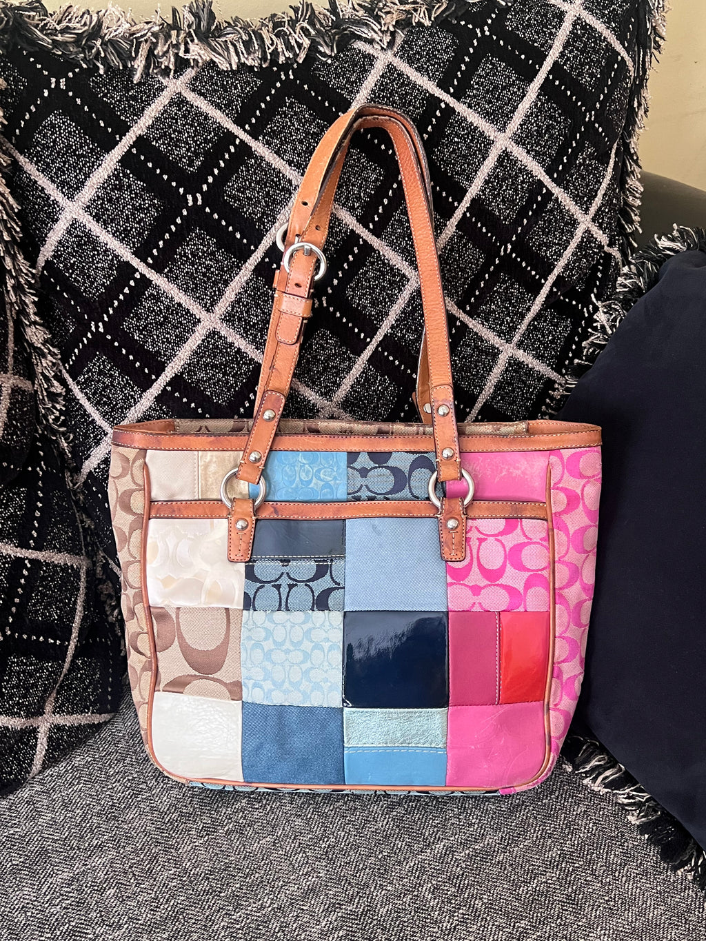 Coach Patchwork Tote Bag