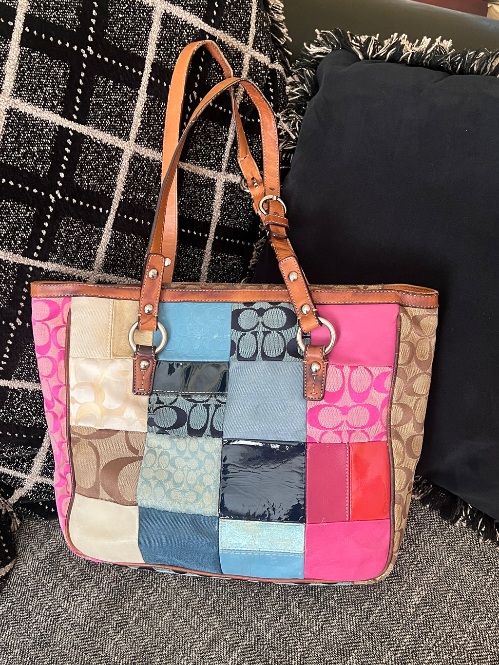 Coach Patchwork Tote Bag