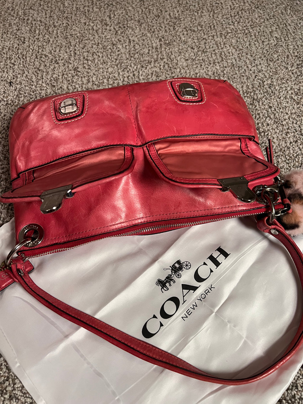 Coach Poppy Hippie Convertible Crossbody
