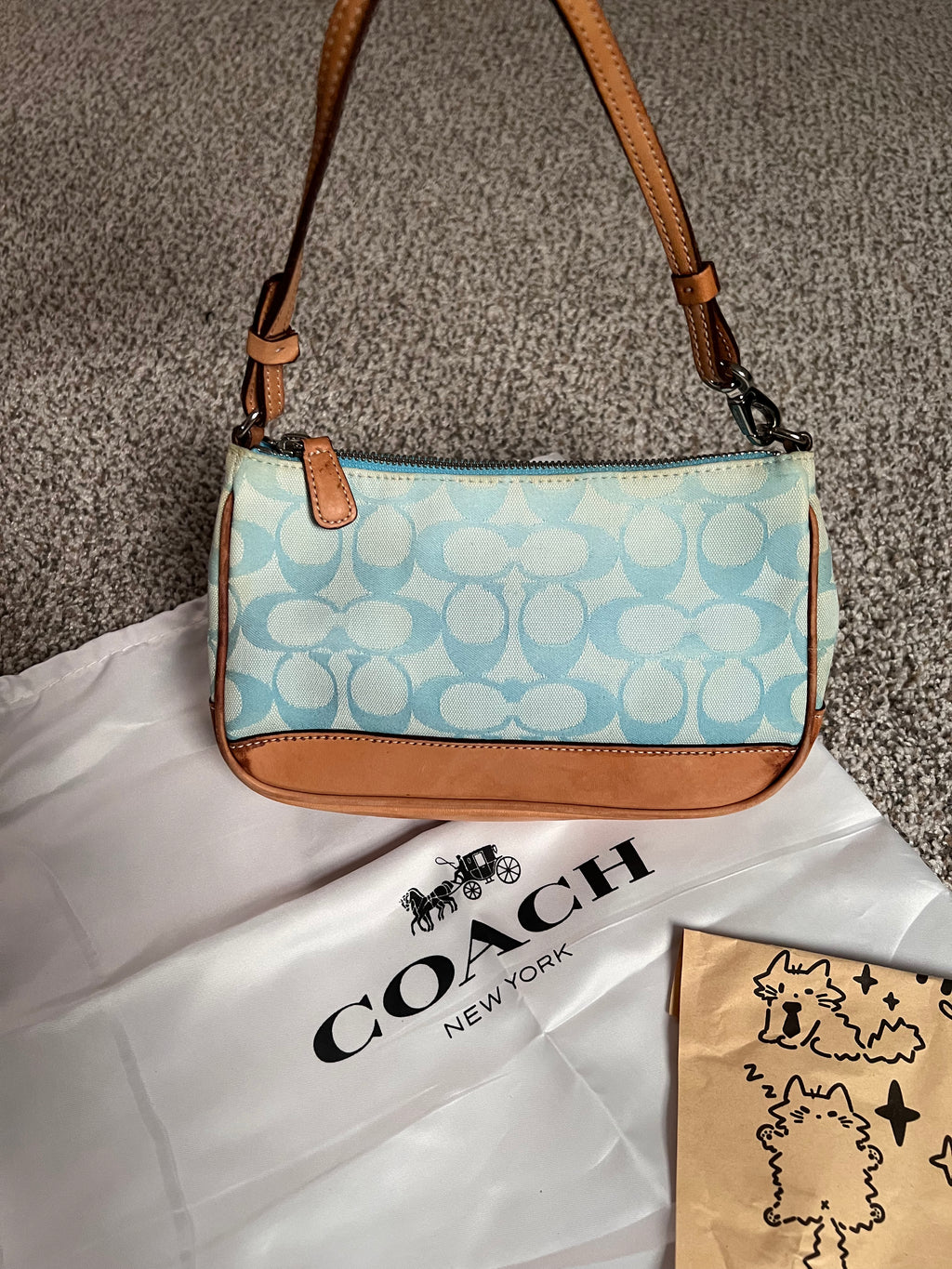 Coach Blue Demi Bag