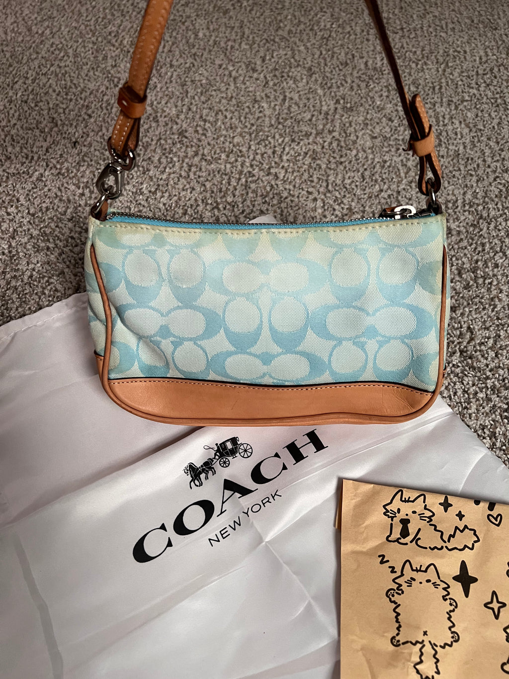 Coach Blue Demi Bag