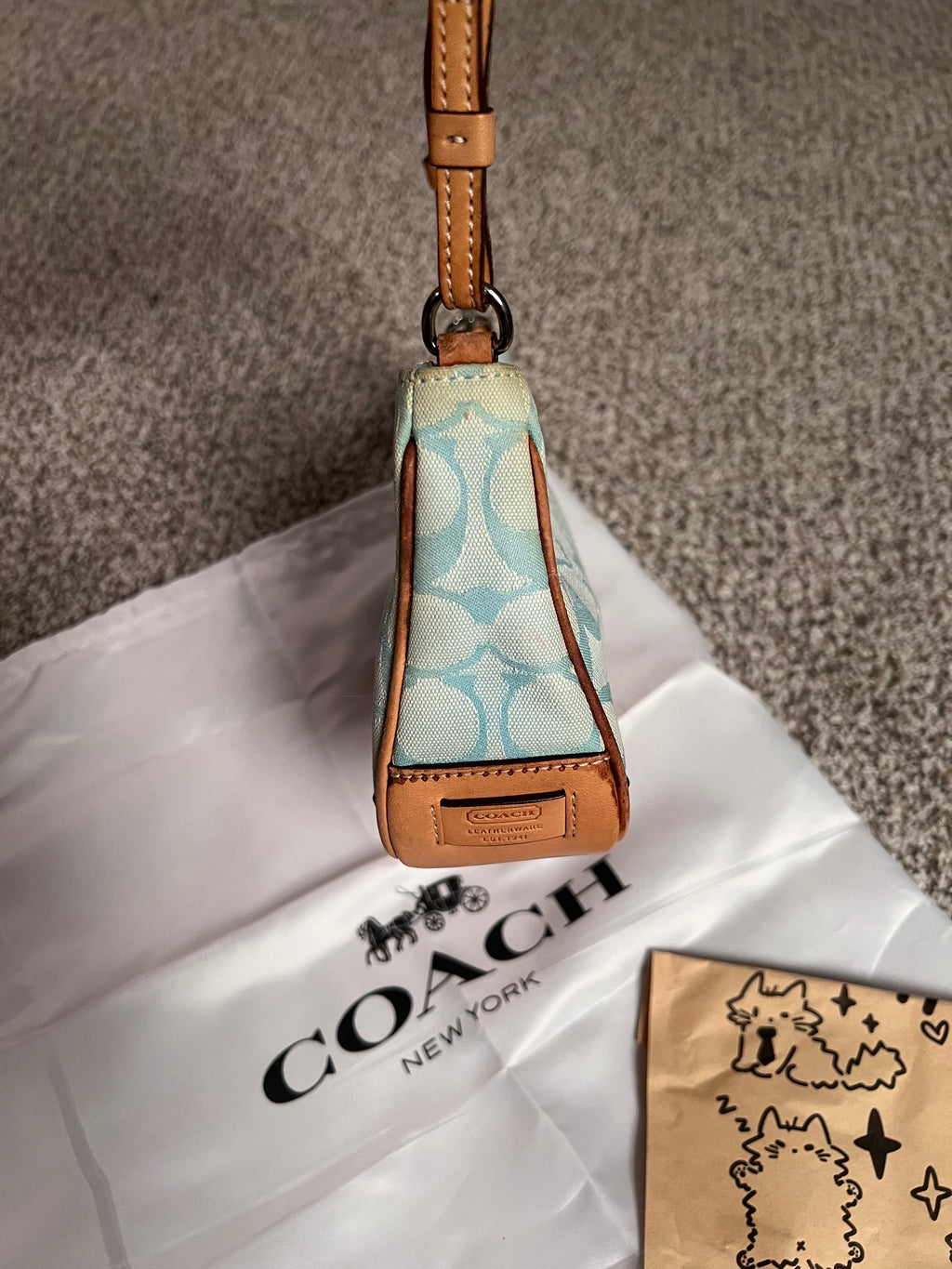 Coach Blue Demi Bag