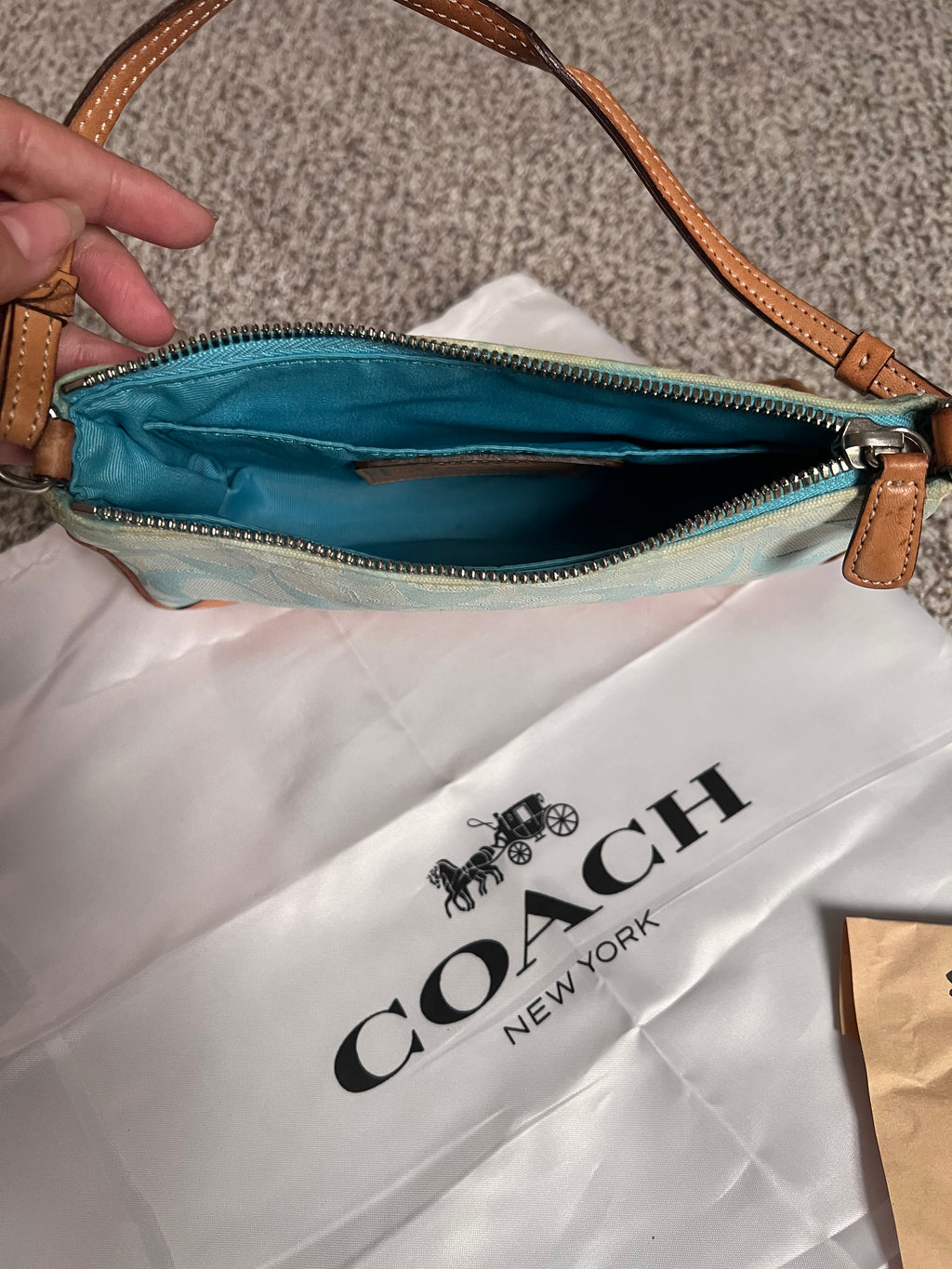 Coach Blue Demi Bag