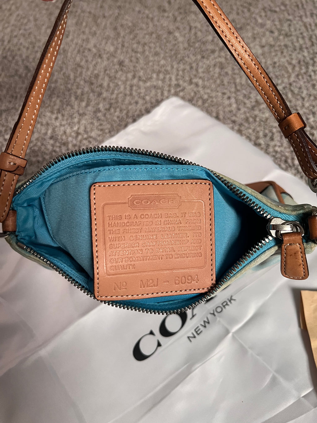 Coach Blue Demi Bag