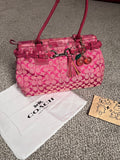 2000's Coach Pink Satchel Shoulder Bag