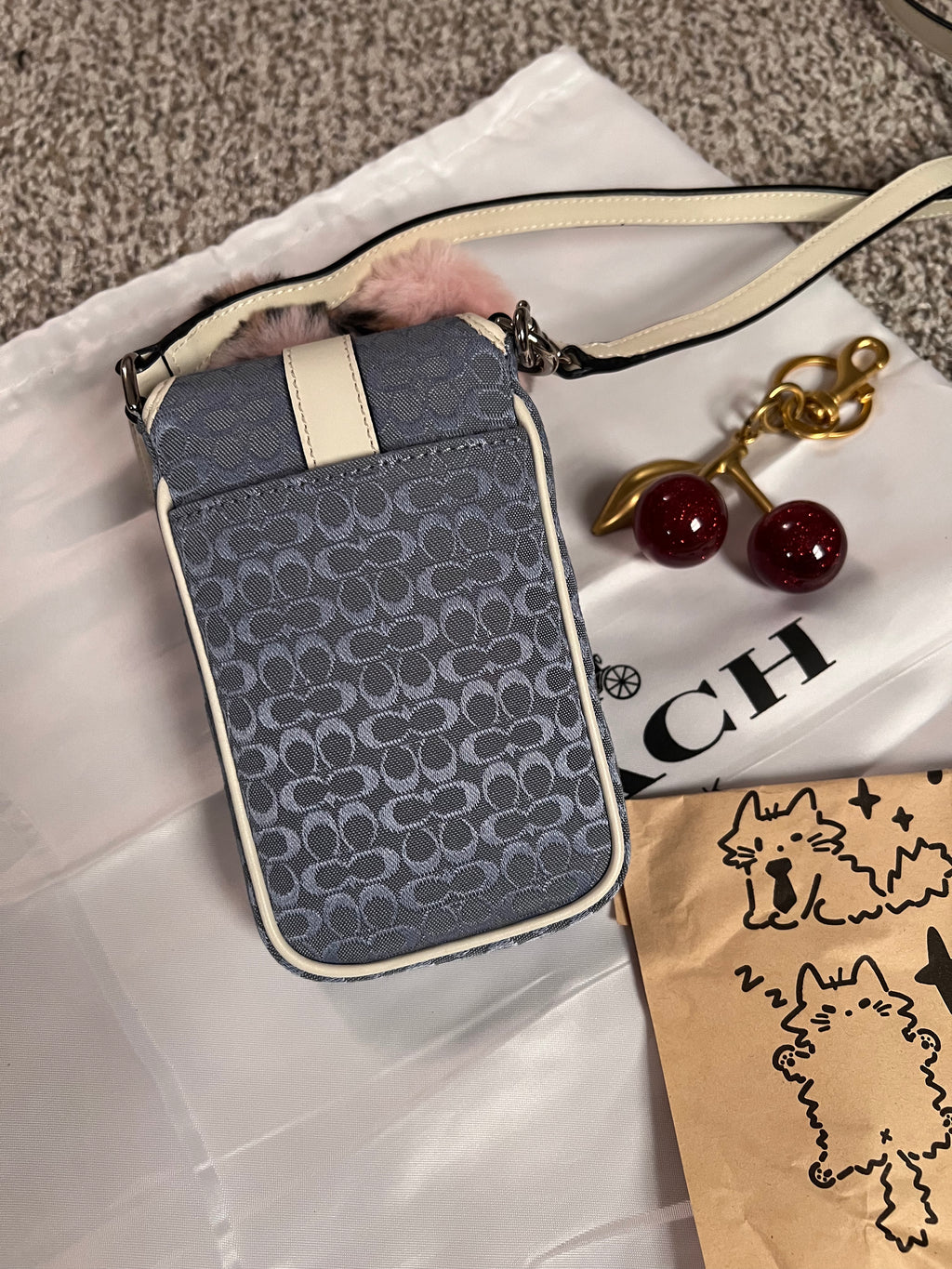Coach Rare Blue Camera Bag