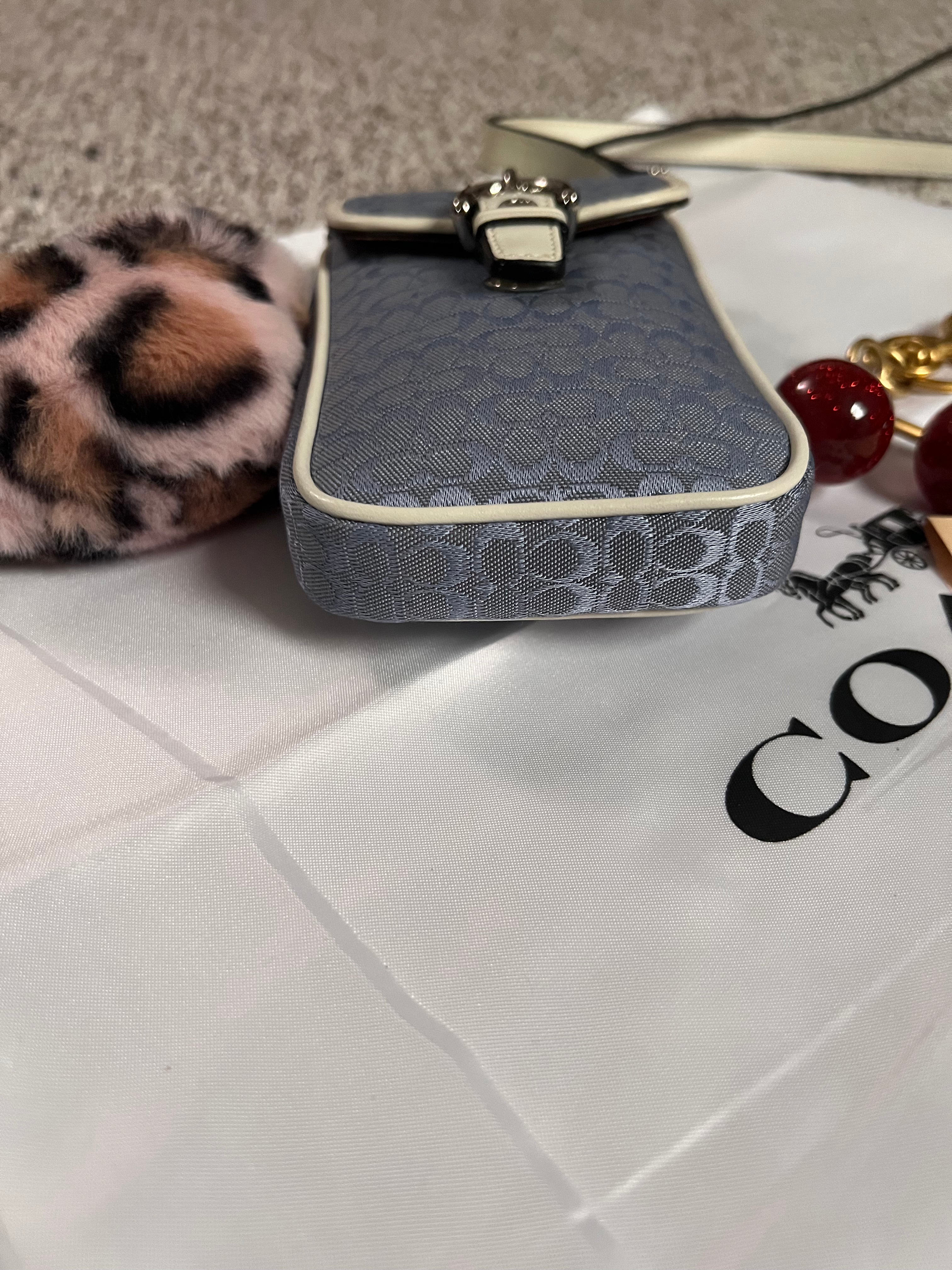 Coach Rare Blue Camera Bag
