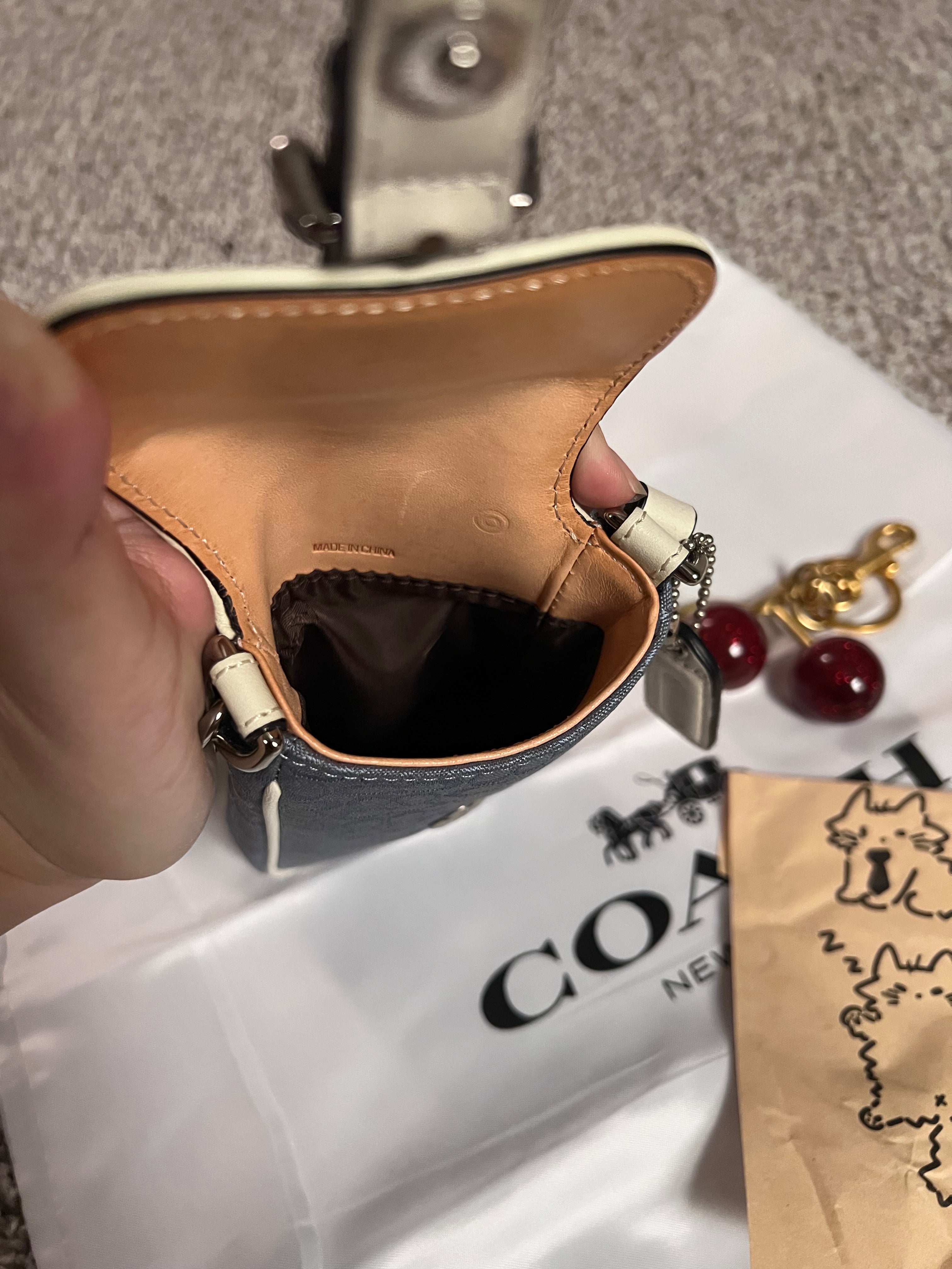 Coach Rare Blue Camera Bag