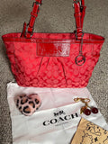 Coach Signature Gallery Tote Canvas Shoulder Bag