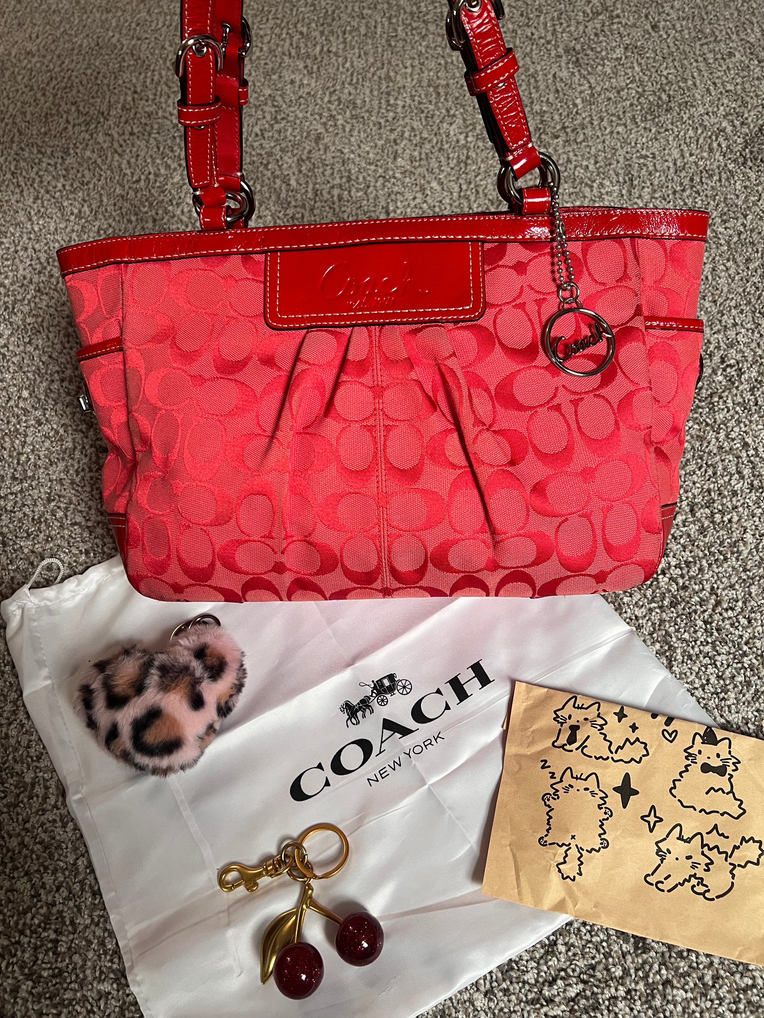 Coach Signature Gallery Tote Canvas Shoulder Bag