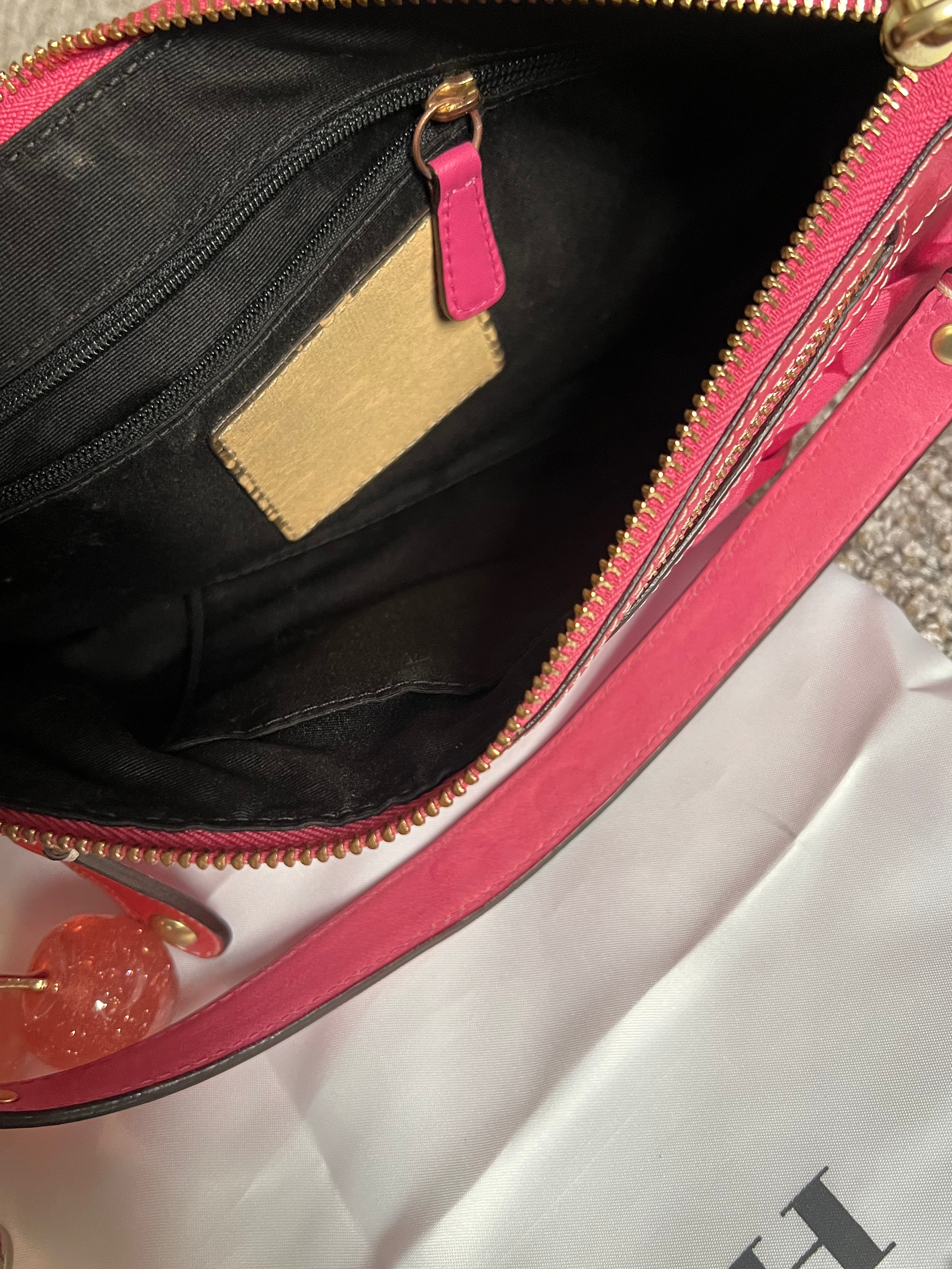 Coach Madison Maggie Pink Hobo Shoulder Bag Y2K